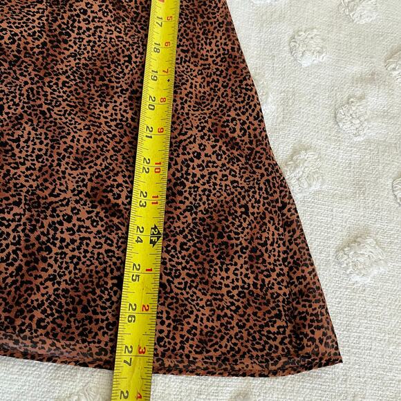 Vintage Y2K Victoria’s Secret Cheetah Print Slip Tank Thin Strap Sheer Size  S - Picture 3 of 4